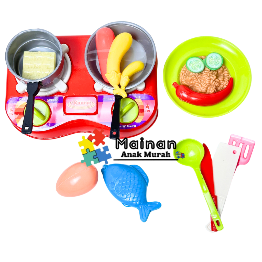 MAINAN MASAK MASAKAN MURAH MERIAH - KS119 - MASAK MASAKAN SET NASI GORENG