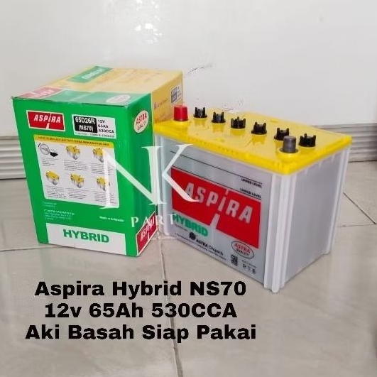 Aki Mobil Toyota Kijang Kapsul, Kijang Grand Aspira Hybrid NS70 65Ah