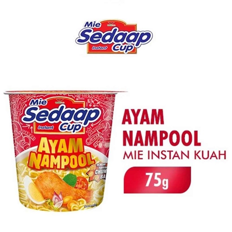 

Mie Sedaap Cup Ayam Nampol