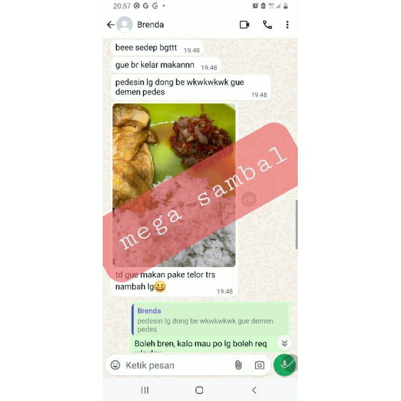 

review MEGA SAMBAL (sambel cumi asin)