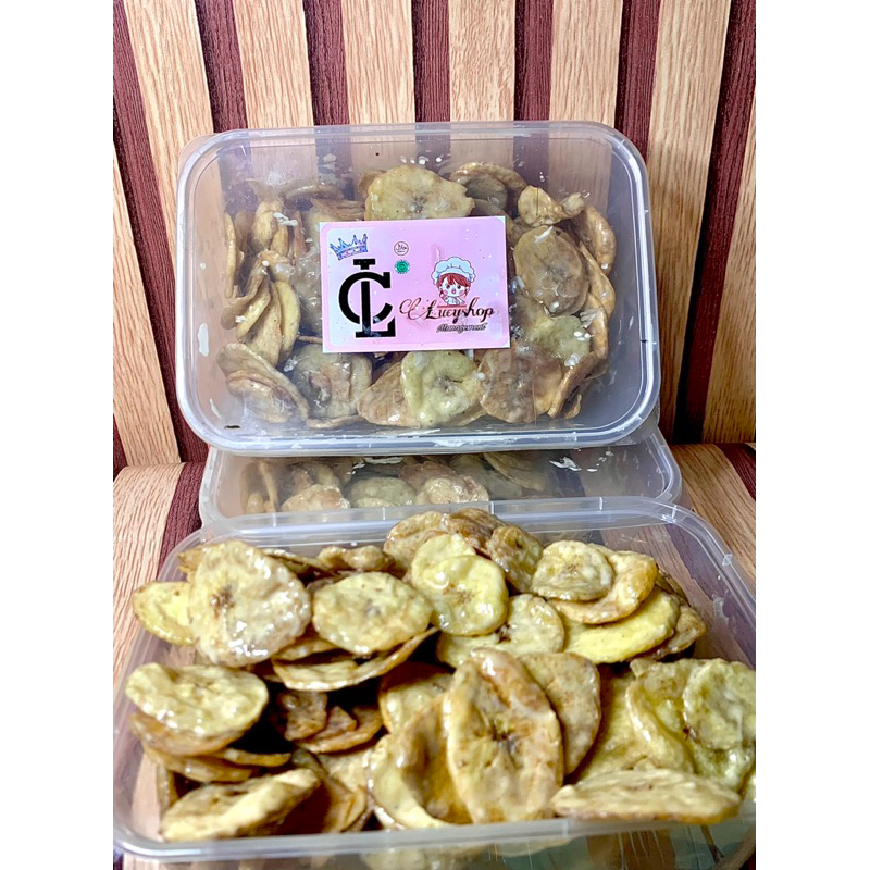 

Keripik Pisang Tiramissu 250 gr / 650 ml