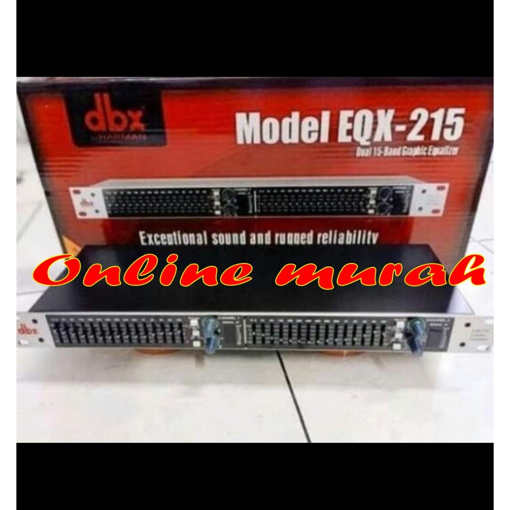 equaliser dbx eqx215 PLUS SUBWOOFER dbx eqx 215 dbx eqx 215 GRADE A