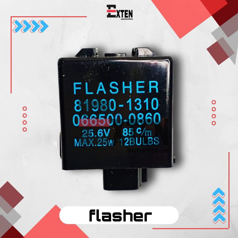FLASHER SEN HINO RANGER  FM226  EM100  HO7C  FLASHER SEIN MOBIL  81980-1310