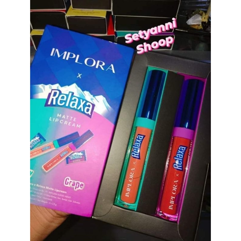 LIPCREAM PAKET OMBRE IMPLORA RELAXA