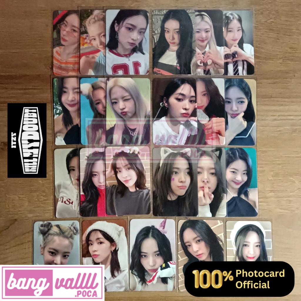 PHOTOCARD PC ITZY KILL MY DOUBT SOUNDWAVE WITHMUU MAKESTAR YEJI LIA RYUJIN CHAERYEONG YUNA OFFICIAL