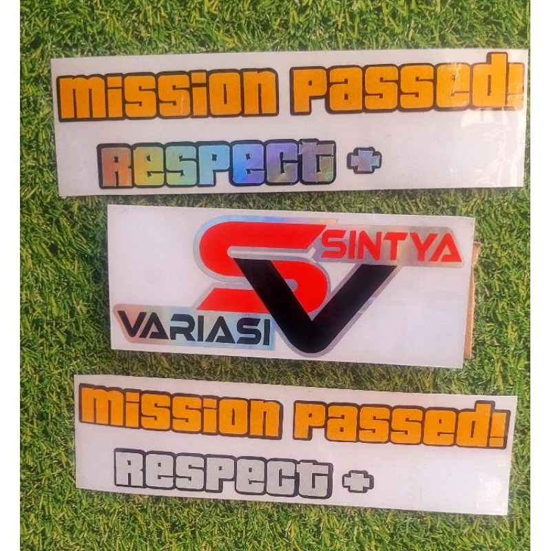 

STICKER MISSION PASSEDI RESPECT STICKER CUTTING TERMURAH