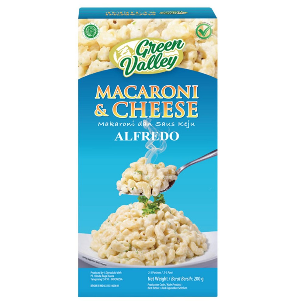 

green valley macaroni & cheese alfredo 200gr