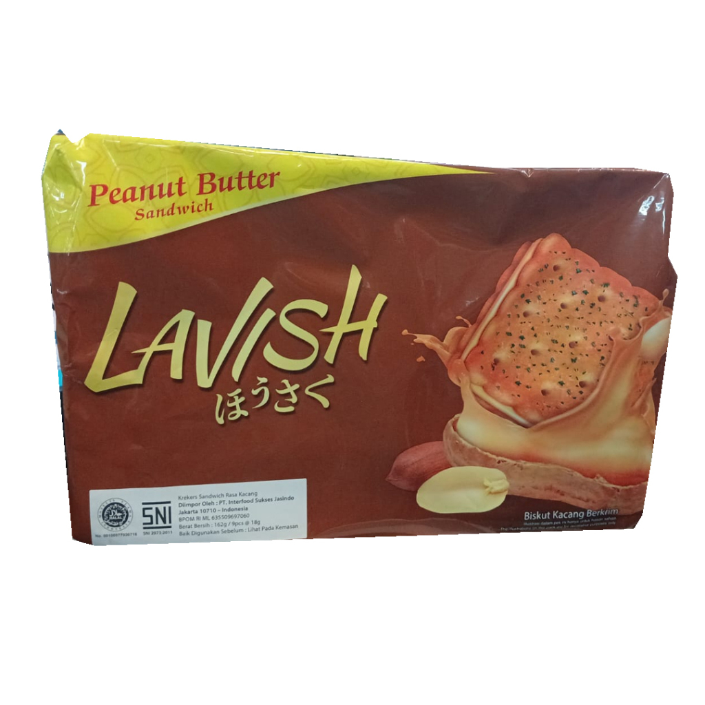 

LAVISH PEANUT BUTTER SANDWICH 162g
