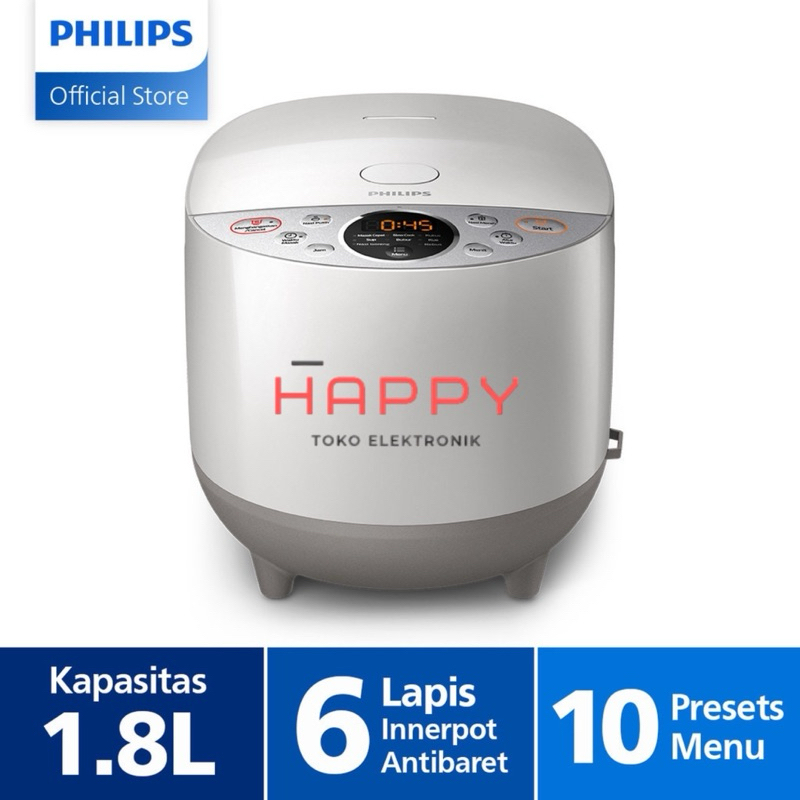 PHILIPS RICE COOKER 1,8L HD4515 PENANAK NASI HD 4515