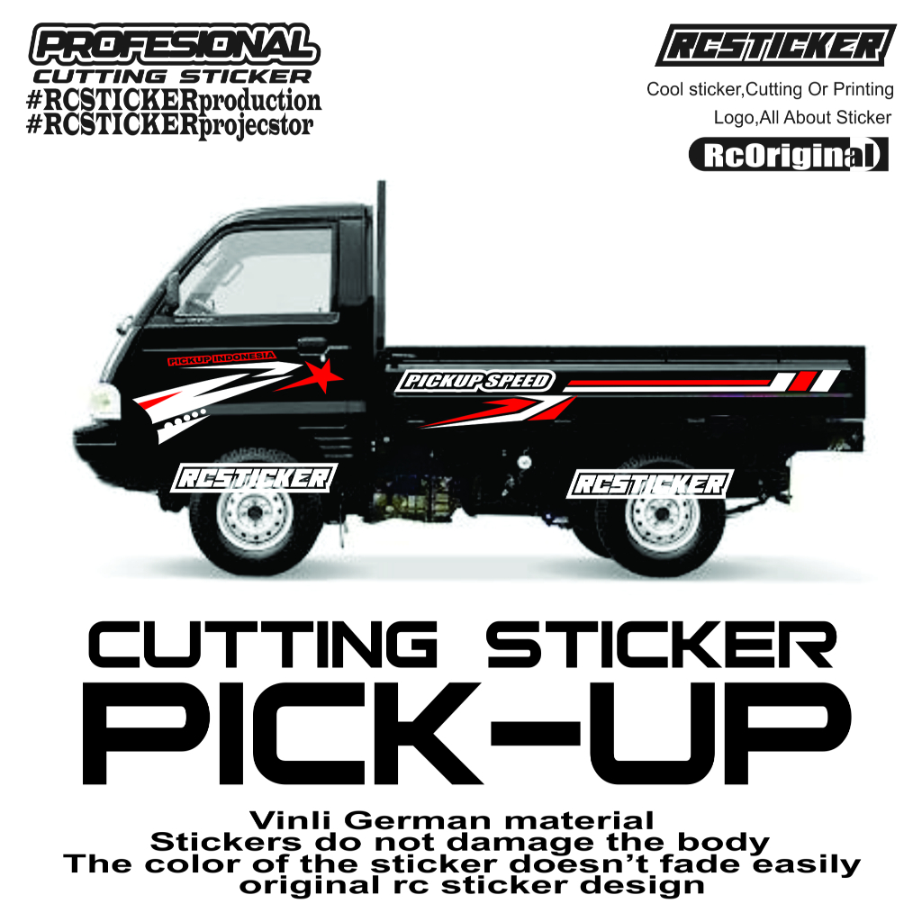 stiker mobil pickup carry futura Stiker Pickup Indonesia stiker Striping Mobil Pickup