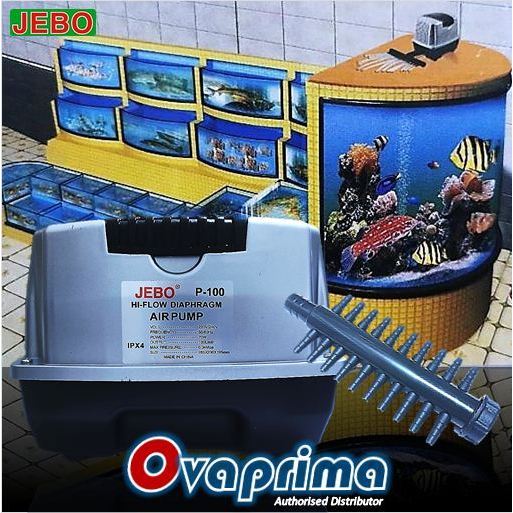 Jebo P-100 Pompa Blower Aquarium/Kolam