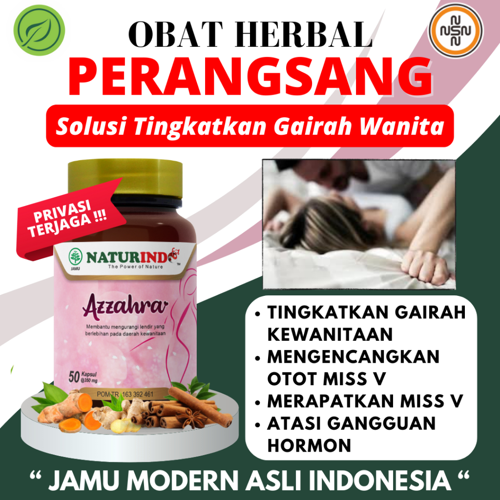 [BPOM] Naturindo - Azzahra Obat Perangsang Wanita Ampuh Gairah Seksual Wanita Tahan Lama Sex Libido