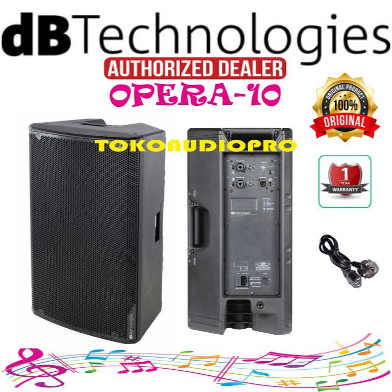 Speaker dB Technologies Opera 10 10" Active PA Speaker Aktif