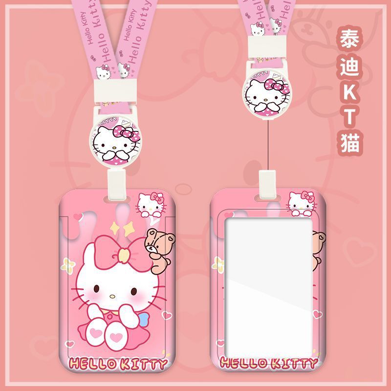 

CARD HOLDER SANRIO 3D / TEMPAT SIMPAN KARTU / ID CARD HOLDER GANTUNG LEHER