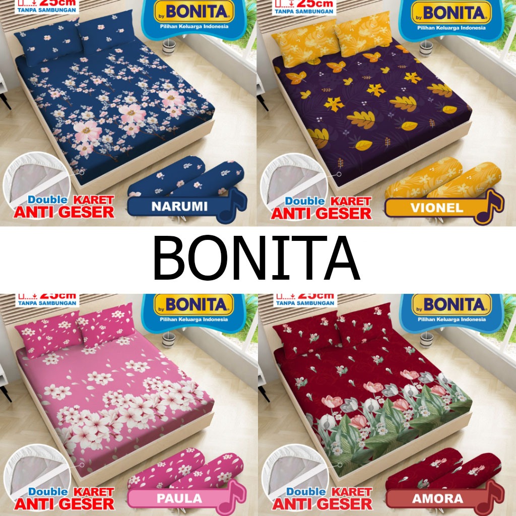 Sprei Bonita (Bantal 4) Viona 180X200