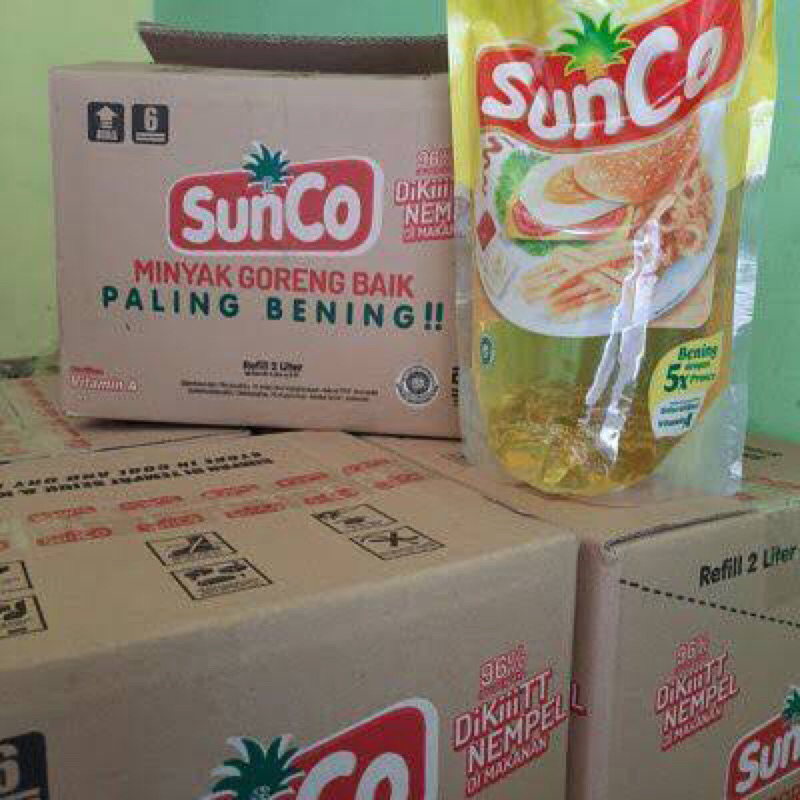 

MINYAK SUNCO 2 LITER 1 KARTON ISI 6 Pcs