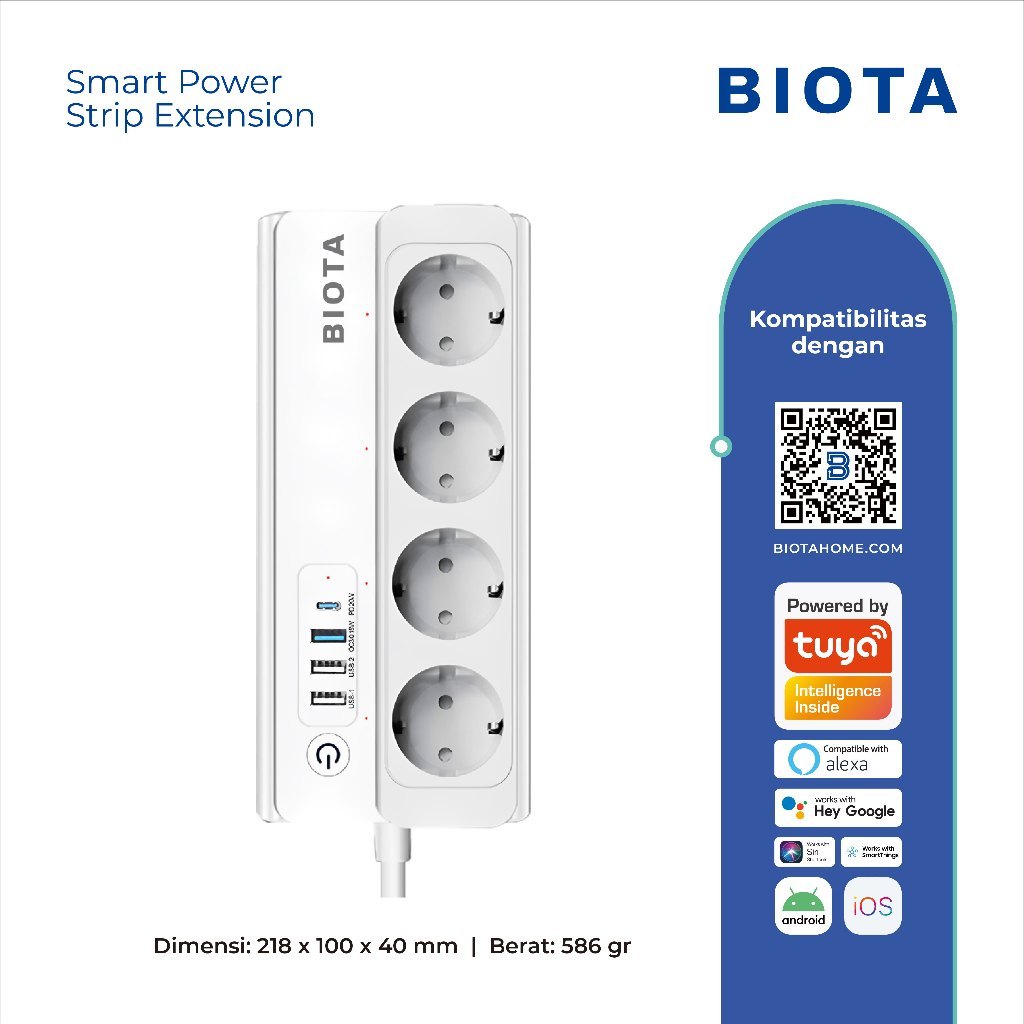 BIOTA SMART POWER STRIP EXTENSION