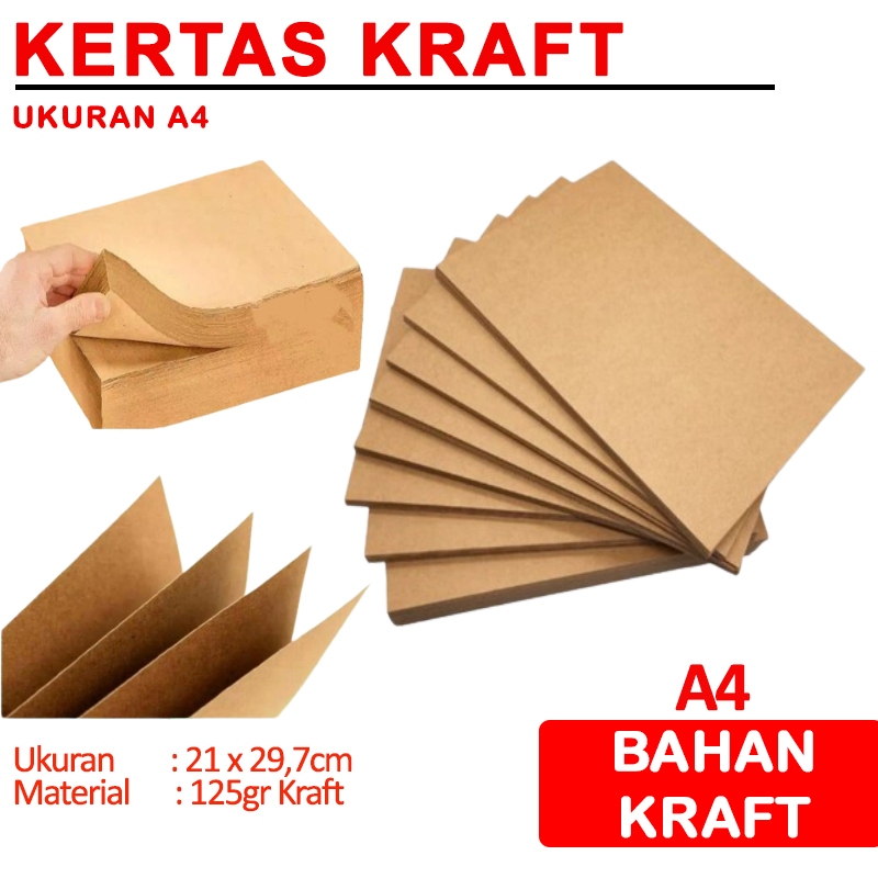 

KERTAS KRAFT / SAMSON ISI A4 | KERTAS COKLAT | KERTAS BUNGA | KERTAS KADO | KERTAS KRAFT 125GR