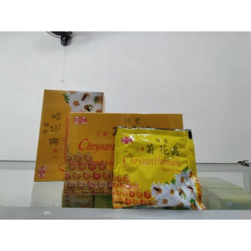 

chrysanthemum whit honey kemasan 1sach