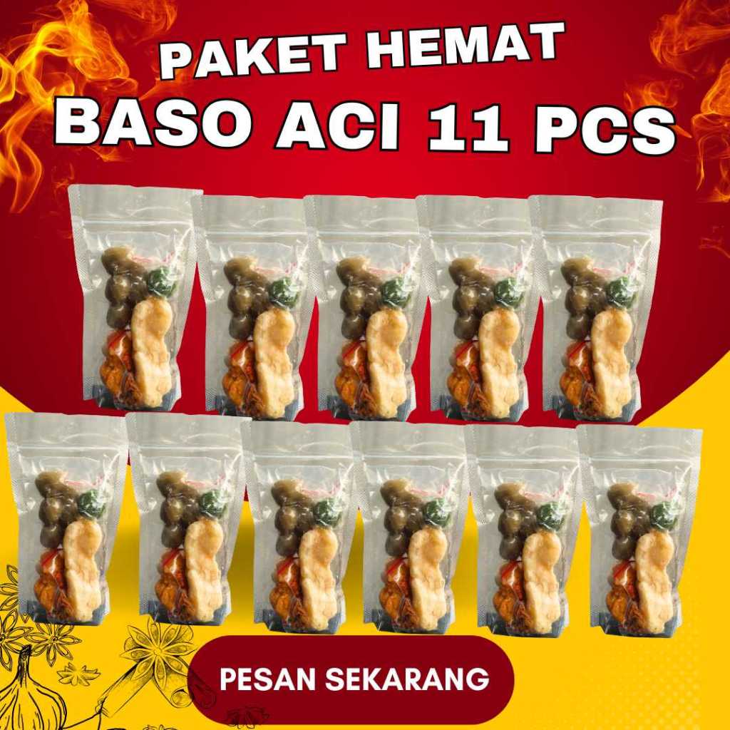 

Baso Aci Makanan Instan Murah HALAL isi 11pcs