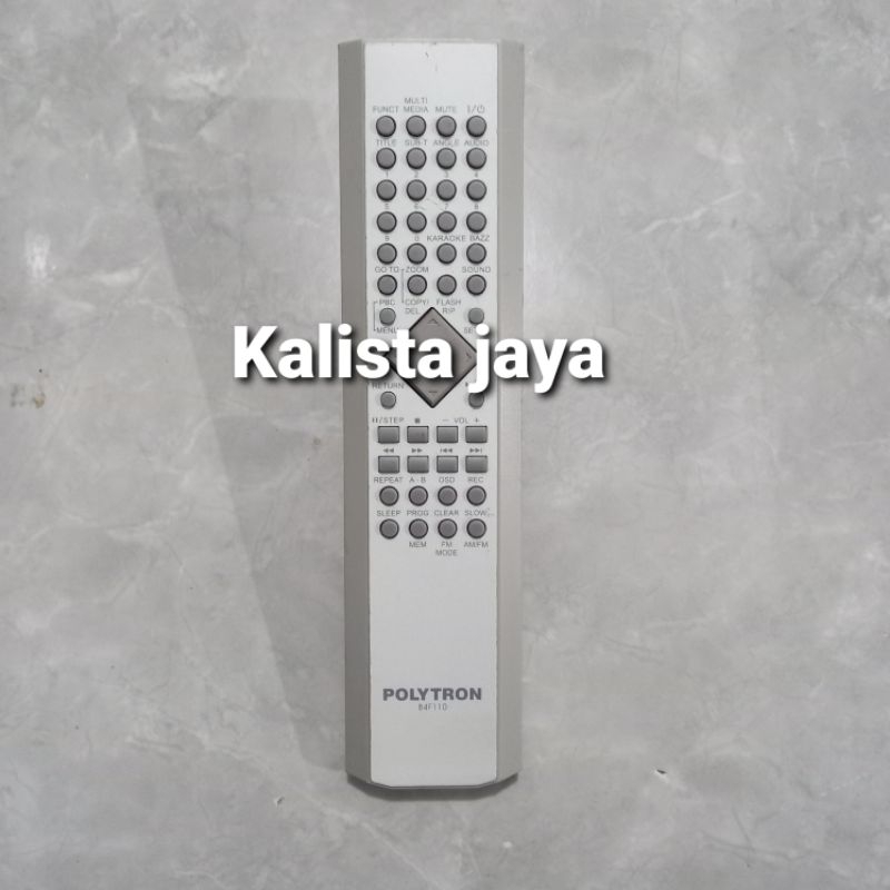 REMOTE REMOT DVD HOME THEATER POLYTRON 84F110 ORIGINAL