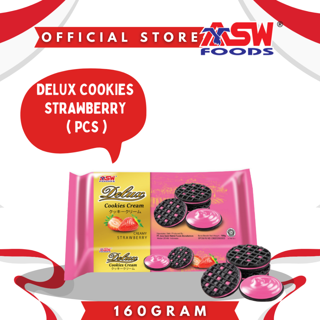 

DELUX COOKIES STRAWBERRY - PCS