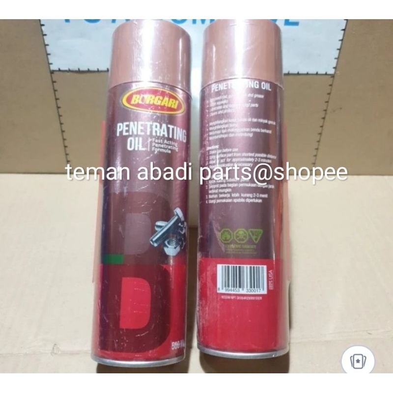 ANTI KARAT/ PENETRATING OIL BURGARI 500ML
