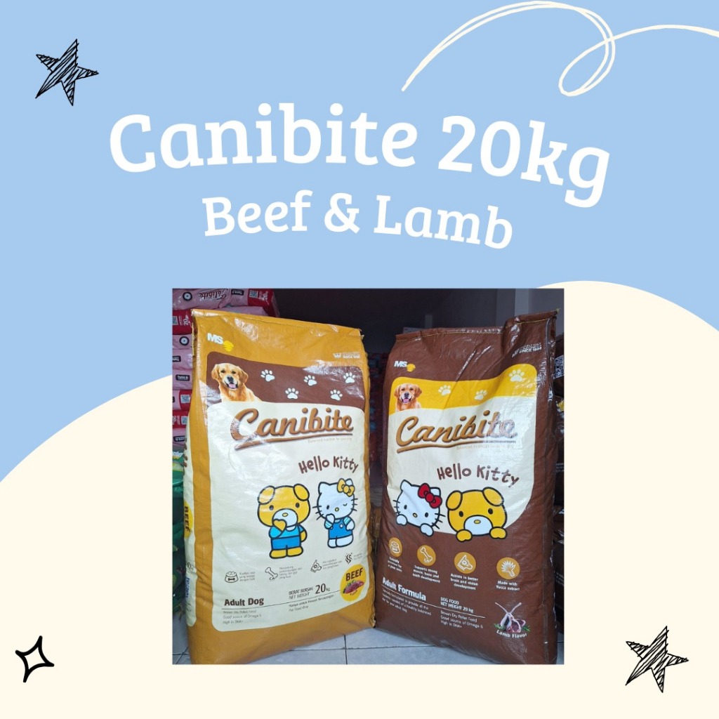 Makanan Anjing - Canibite Beef & Lamb 20Kg