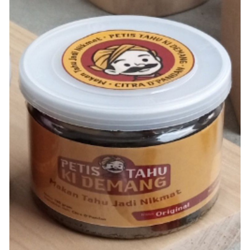 

Petis Tahu (untuk tahu petis) Ki Demang varian gurih original kemasan petcan netto 110 gram