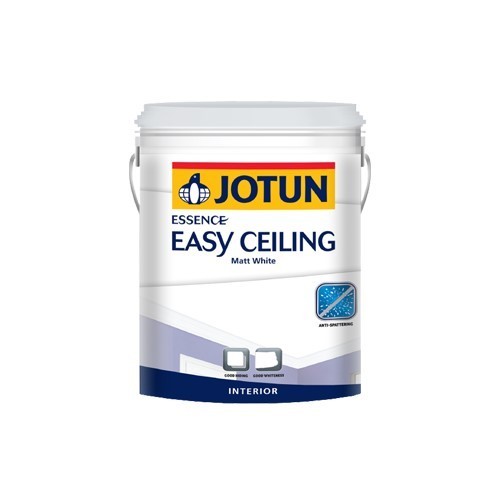 CAT JOTUN ESSENCE EASY CEILING MATT WHITE /JOTUN EASY CEILING CAT GYPSUM PLAFON WHITE VARIAN KEMASAN