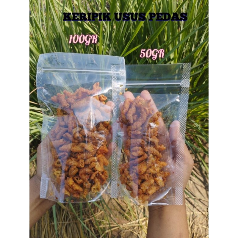 

Keripik Usus Extra Pedas Daun Jeruk 50GR (RESELLER)