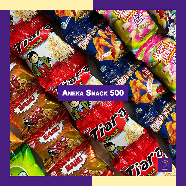 Snack 500 an 10 Pcs - Snack 500 1 Renteng - Aneka Snack 500 an