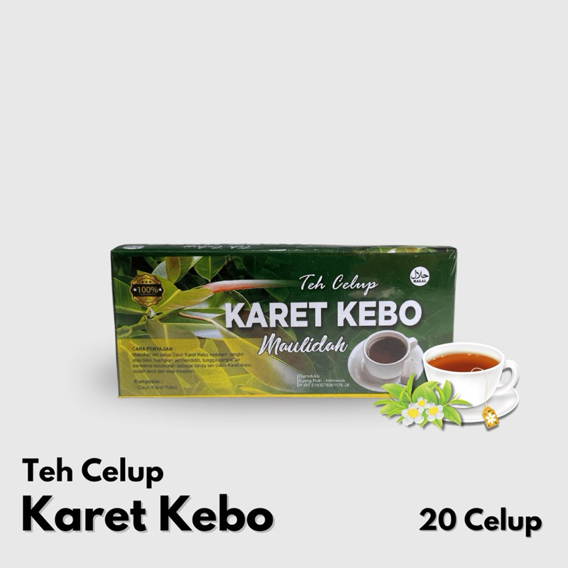 

Teh Celup Karet Kebo / Maag / Stroke / Melancarkan Haid / isi 20 celup