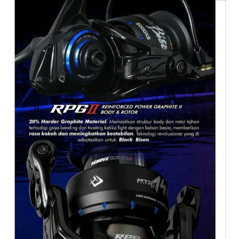 REEL DAIDO BLACK BISON XS (SPEED N POWER)