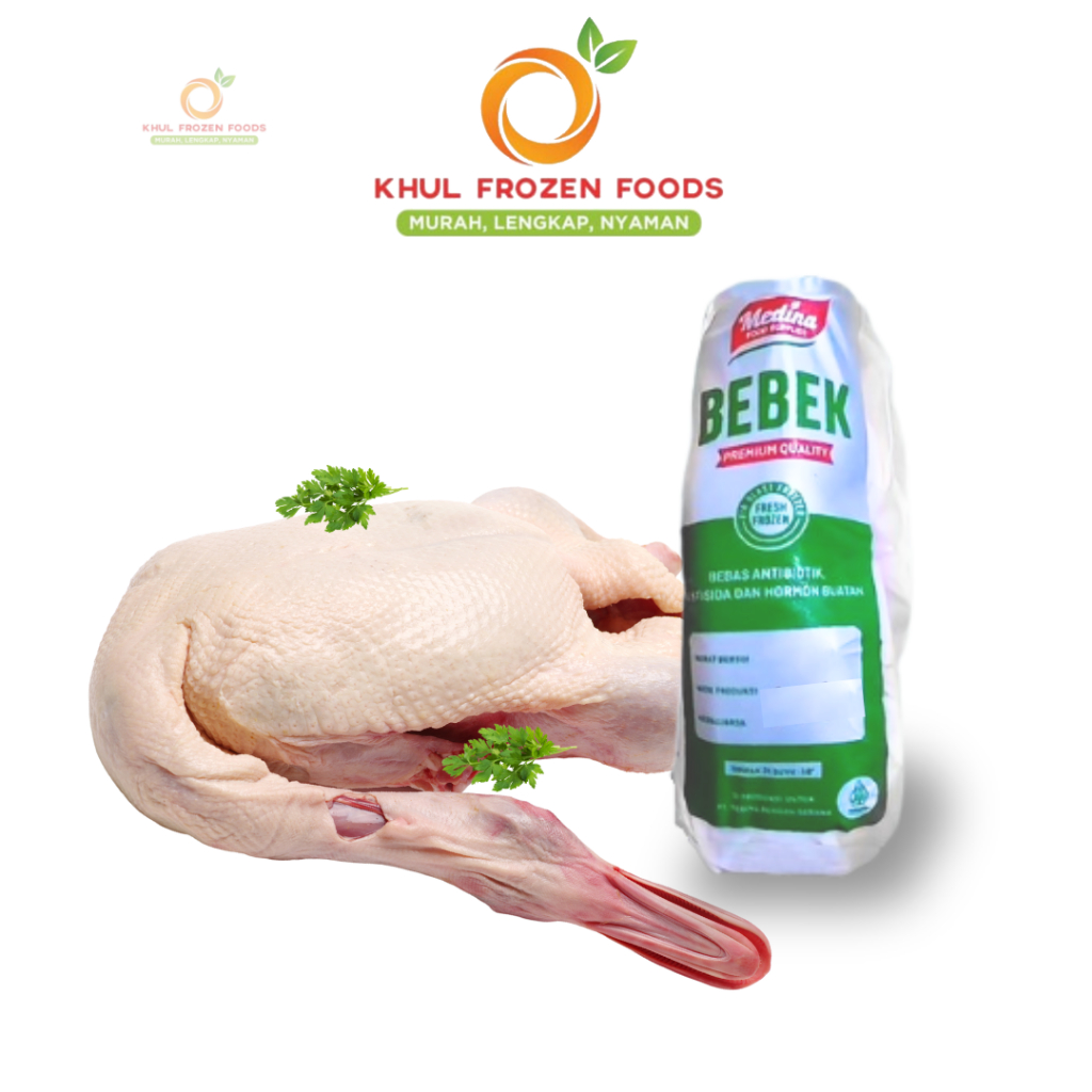 

Bebek beku uk 1.1kg/ bebek frozen/ bebek utuh/ daging bebek/ bebek polos