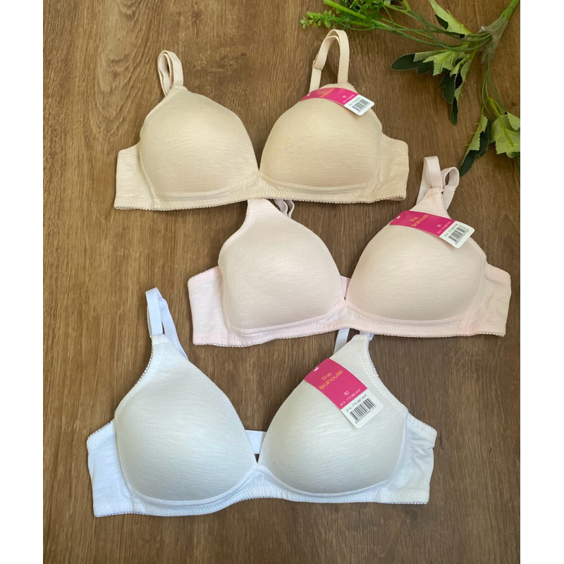 THE BRAHOUSE BRA REMAJA BRA TANPA KAWAT BUSA TIPIS MINISET SIZE 34A 36A 34B 36B