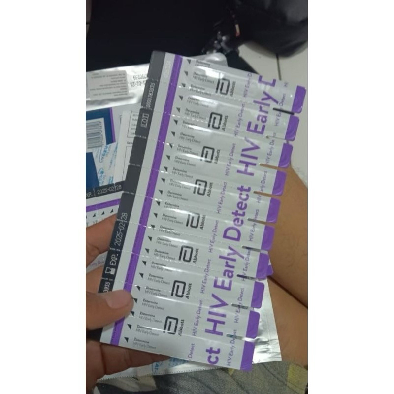 Abbott Test HIV 1 Set Lengkap Mandiri Generasi 4.0 Determine HIV Early Detect (Privacy Terjamin)