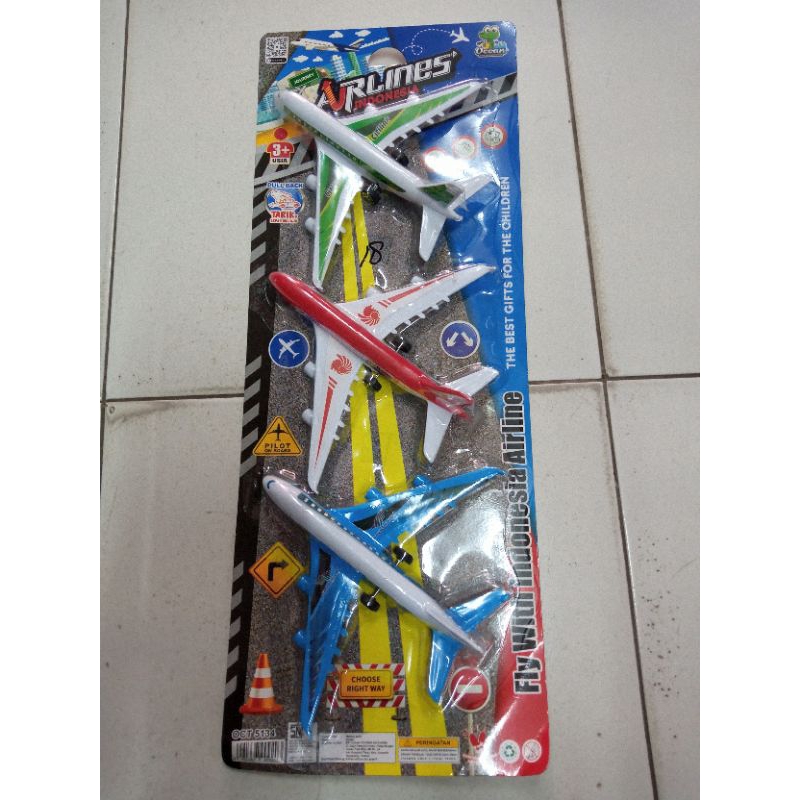 Mainan Anak Pesawat Isi 3 OCT5134
