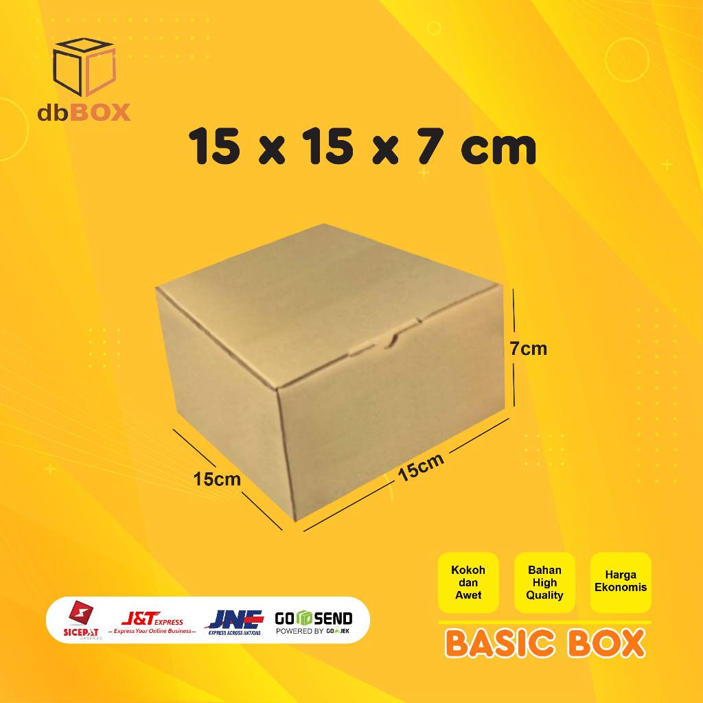 

Kardus 15x15x7 cm | Box Die Cut dan Easy Usage