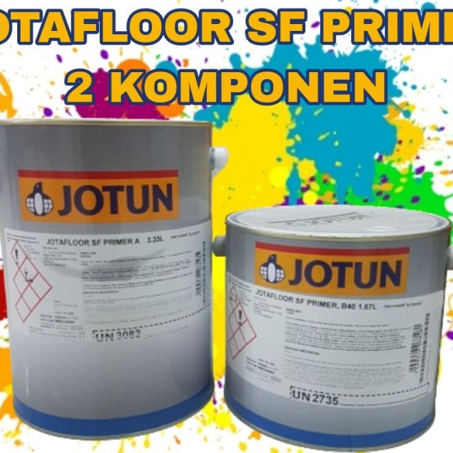 CAT LANTAI INDUSTRI DUA KOMPONEN JOTUN JOTAFLOOR SF PRIMER 5 LITER / JOTUN JOTAFLOOR SF PRIMER 5LT /
