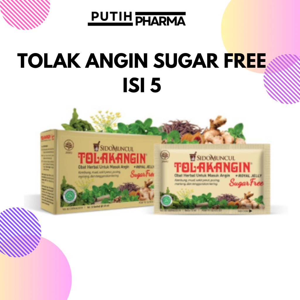 Tolak Angin Bebas Gula Cair Dus 5s | Tolak Angin Sugar Free