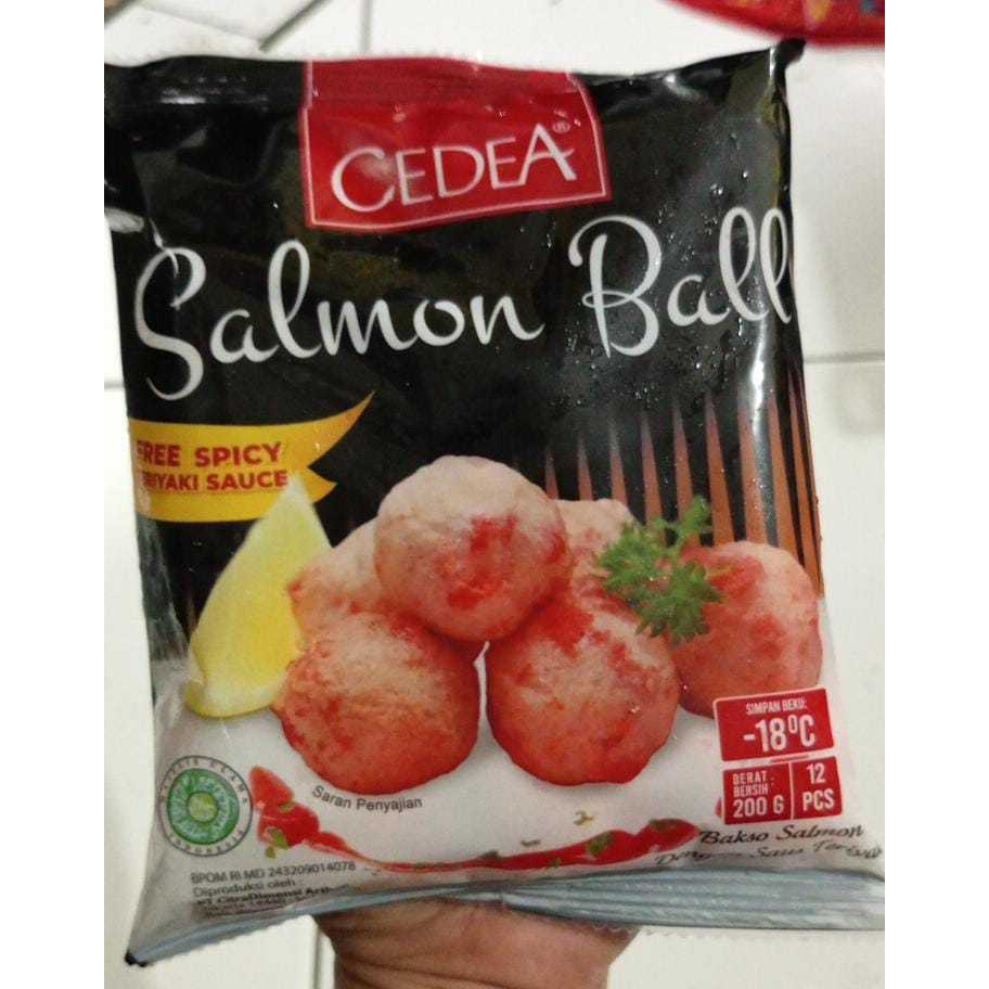 

Cedea Salmon Ball, Olahan Seafood