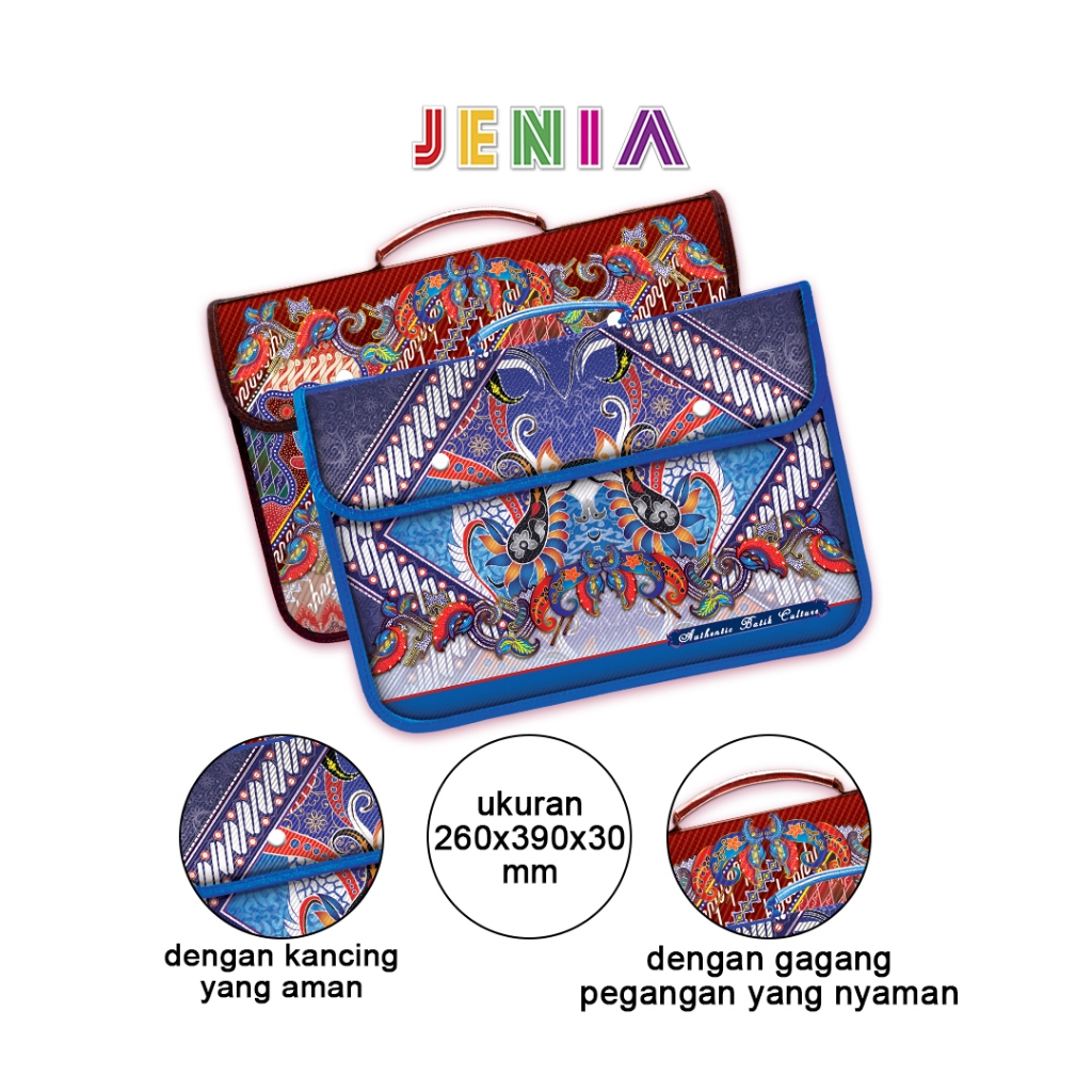 

Tas Kancing Batik Jenia (2 pcs)
