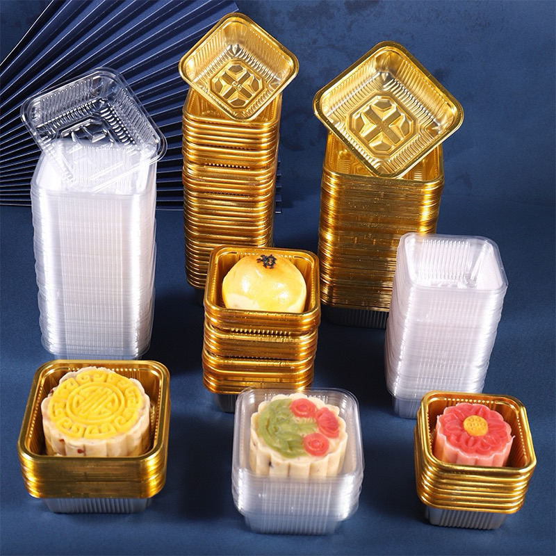 10PCS Mooncake Tray Mika Tray Mooncake Mika Puding Tatakan Kue Tray Pia