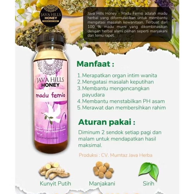 

madu herbal femio madu mentah