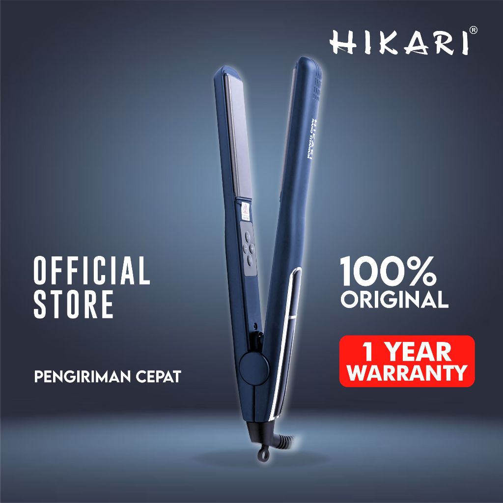 Hikari HKNT-6624Catokan Pelurus Rambut Basah Kering Professional Salon Barber Alat Kecantikan Salon