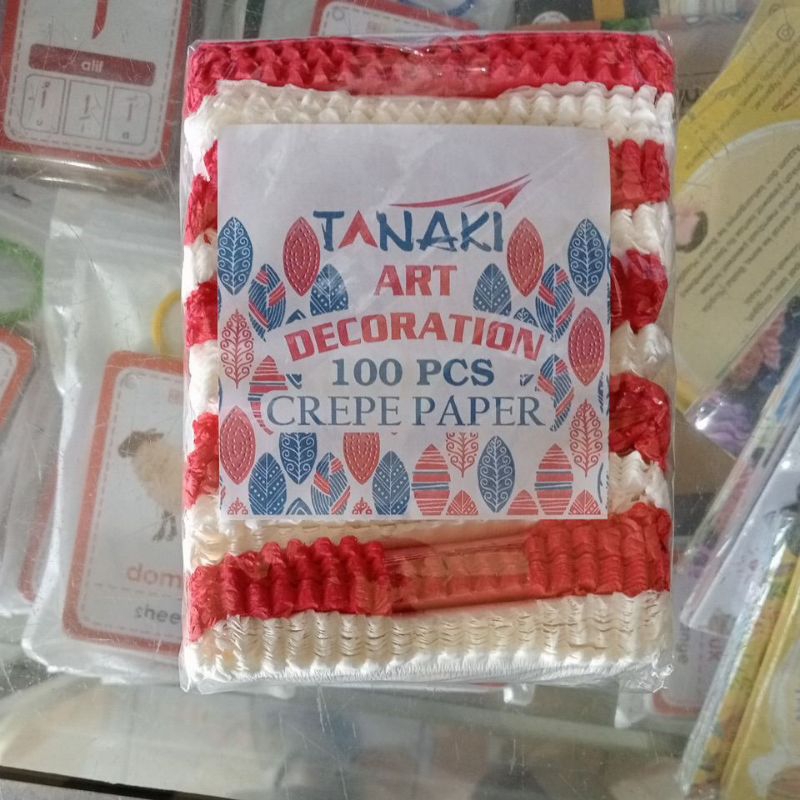 

Kertas Crepe Potong Merah Putih