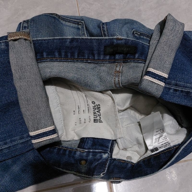 jeans uniqlo selvedge