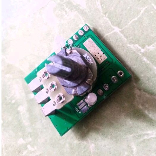 Saklar Mainboard Potensio B50K Stereo Mixer Volume Mic Bass Echo PCB Type ic Indikator Led