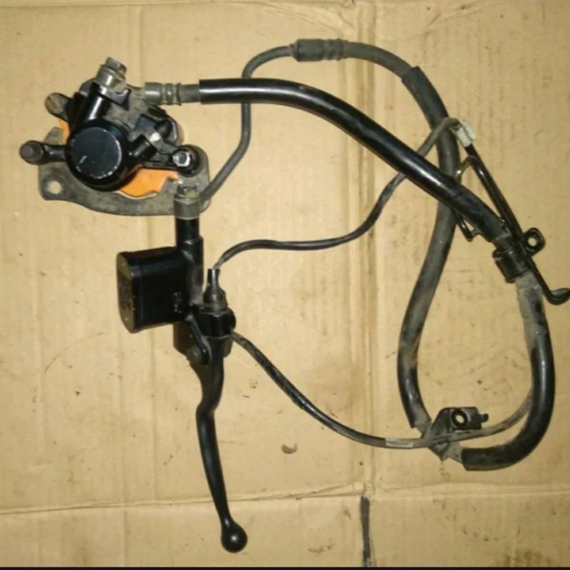 kaliper cakram pala babi set master rem selang rem original yamaha xride x ride 115 old lama 2bu